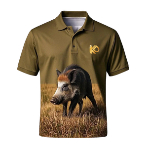 Tùy Chỉnh Chất Lượng Cao Trọng Lượng Nhẹ Upf50 + Nhanh Chóng Khô Thoáng Khí UV Bảo Vệ Chiến Thuật Úc Pig Hunter Câu Cá Polo Áo Sơ Mi - Product Image 6