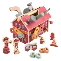 Juego de Montessori para Ensamblar y Desmontar con Tornillos, Juego de Roles, Juguete Educativo Temprano, Rompecabezas Creativos para Niños