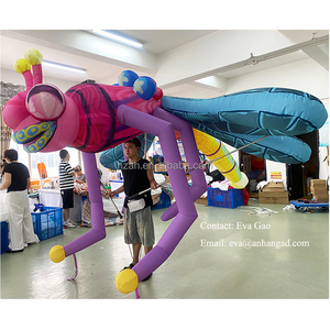 Mariposa inflable LED con luz, modelo de hipocampo, dragón o caballito de mar, para publicidad, desfiles y espectáculos. - Product Image 3