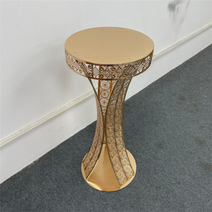 Moderno Supporto per Fiori in Metallo Filigranato Placcato <span class=keywords><strong>Oro</strong></span>, <span class=keywords><strong>Centrotavola</strong></span> per Matrimoni, Piedistallo per Torte, Espositore per Fiori, Decorazione per Corridoi - Product Image 6
