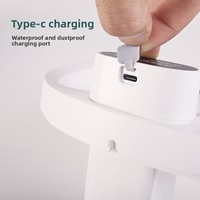 Tempat Minum Kucing Pintar Nirkabel dengan Sensor Gerak, Pengeluaran Otomatis, Suhu Konstan, Baterai Isi Ulang, Tanpa Aplikasi