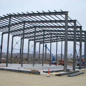Armazém de construção de aço estrutura de materiais de construção de metal pré engenharia