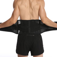 Attelle de soutien du bas du dos pour hommes et femmes Ceinture de soutien lombaire pour le travail Lifting Sciatique Scoliose-Soutien de taille confortable