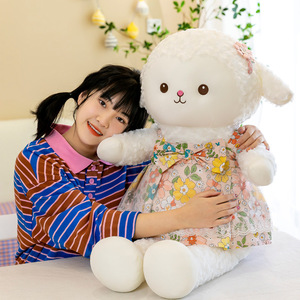 Peluche Mouton Mignonne avec Jupe, Poupée Mouton de Dessin Animé, Coussin, Cadeau pour Enfants, Vente en Gros - Product Image 4