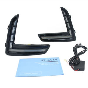 Luz de circulación diurna LED WINAUTO, marco de luz antiniebla LED para <span class=keywords><strong>Honda</strong></span> <span class=keywords><strong>HRV</strong></span> 2023 DRL, luz diurna con señal de giro, Luz Azul amarilla - Product Image 2