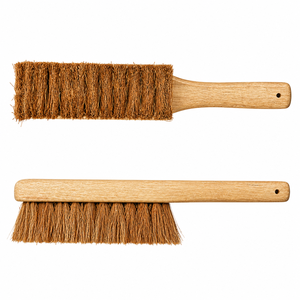 Eco Friendly Durable Handheld Mini Coconut Fiber Scrub <b>Brush</b> with Wooden Handle for Home <b>Cleaning</b> - Product Image 5