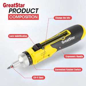 GreatStar Tuốc Nơ Vít Linh Hoạt Nhà Máy Bộ Tuốc Nơ Vít Bánh Cóc Đa Năng Tự Động Nạp Nhanh 24 Trong 1 - Product Image 5