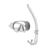 Vente chaude DIVE enduit verre trempé masque de plongée à lentille unique ensemble de plongée en apnée pour la plongée sous-marine et la plongée en apnée à sec