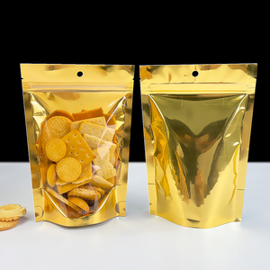 Bolsas de Embalaje de Alimentos al por Mayor, Bolsas de Mylar Resistentes a la Humedad para Granos y Cereales, con Acabado Dorado Brillante y Cierre Hermético - Product Image 2