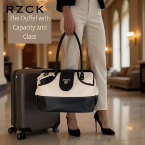 RZCK la Borsa da Viaggio Definitiva per Donne che Viaggiano con Intelligenza, Elegante Borsa a Tracolla Grande in Pelle PU con Tasca - Product Image 5