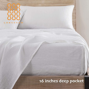 Juego de Funda Nórdica de Lino Francés 100% Certificado Oeko-Tex, Estampado Estilo Occidental, Lavado a la Piedra, Transpirable y Ecológico, Venta al por Mayor - Product Image 4