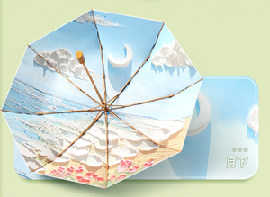 Pintura <span class=keywords><strong>al</strong></span> óleo personalizada <span class=keywords><strong>de</strong></span> alta calidad dentro <span class=keywords><strong>de</strong></span> imagen a todo color foto impresión sombrilla <span class=keywords><strong>paraguas</strong></span> - Product Image 4