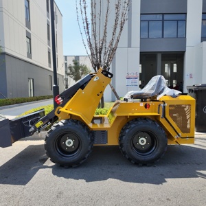 Mini-chargeuse compacte personnalisable, moteur essence EURO 5, pompe haute efficacité, boîte de vitesses, godet de 0,12 m³, machine de construction compacte - Product Image 1