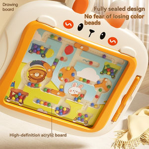 Jouets Montessori Planche occupée pour les tout-petits Jouets magnétiques Puzzle <span class=keywords><strong>Jeu</strong></span> <span class=keywords><strong>de</strong></span> <span class=keywords><strong>labyrinthe</strong></span> <span class=keywords><strong>Jeu</strong></span> éducatif <span class=keywords><strong>de</strong></span> blocs magnétiques Jouets pour enfants Apprentissage - Product Image 5