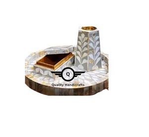 Best Quality Mop Inlay Tray Box burner set for Home decoration Arabic Mubkhar