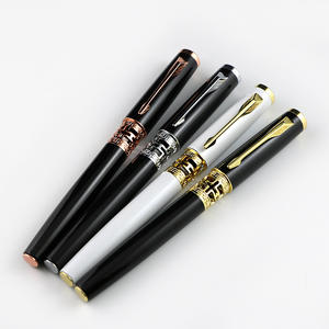 Stylos Roller Métalliques Personnalisés avec Logo, Creux, Noir et Or Rose, Nouveaux Modèles Professionnels - Product Image 1
