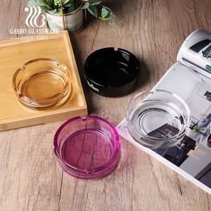 Glass <strong>Ashtrays</strong> for Cigarettes Portable Decorative Modern <strong>Ashtray</strong> for Home Office Indoor Outdoor Patio Use Fancy <strong>Cool</strong> Ash Tray - Product Image 1
