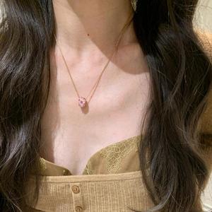 Collar de Plata de Ley S925 con Lágrimas de Rosa, Borla de Gota de Agua, Gema Roja de Circonio, Colgantes y Dijes de Moda de Lujo de Alta Gama - Product Image 5