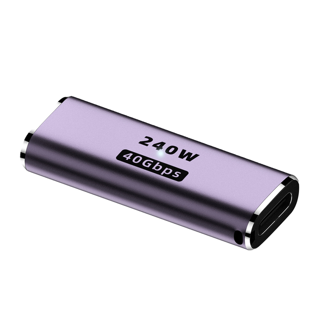 USB C Female to USB C Female Adapter DC Output Type Type C Connector for MacBook Tablet Mobile Phone 240W Extend Coupler
