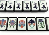 XCL Wholesale Luxury American Mahjong Set 160pcs Transparent Crystal Acrylic Tiles Mahjong Game for Gift Indoor Play