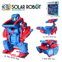 Kit Scientifique Mécanique DIY : Jouet d'Expérimentation Électrique 3-en-1 pour Assembler un Robot Solaire