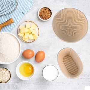 Free Sample Baking Tools Handmade Rattan <b>Bread</b> Baneton Proofing <b>Basket</b> Set - Product Image 4