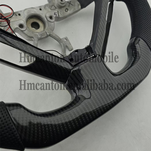 Hot Selling Quality Perforated Leather Carbon Fibre LED Steering <b>Wheel</b> Fit for Infiniti G27 G37 Car Steering <b>Wheel</b> - Product Image 6