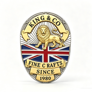 Moneda Conmemorativa Personalizada del Año Nuevo Chino con Diseño de León Rey, Moneda Coleccionable Esmaltada de Doble Cara, Artesanía Británica de Herencia - Product Image 1