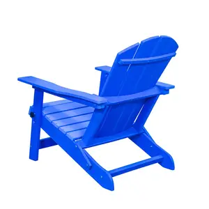 Kunden spezifische bequeme Fabrik HDPE Adirondack Stuhl Plastiks tühle Adirondack