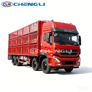 Camión de Transporte de Ganado 31T 8x4, Transportador de Animales con Plataforma Hidráulica Multinivel - Product Image 4