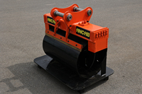 Rouleau compacteur vibrant pour excavatrice, tambour compacteur vibrant, compacteur à rouleaux pour excavatrice