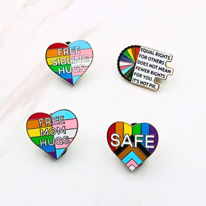Pins de esmalte religiosos con la frase 'Hola, soy un Niño <span class=keywords><strong>Dios</strong></span>', Citas de Jesús, 'Que el Espíritu Santo te acompañe', para graduación, insignia de solapa para bolso, regalo de joyería - Product Image 6