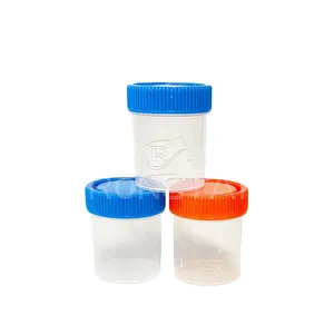 Sample Specimen Collection 30ml 60ml 90ml 120ml Urine Stool Container Plastic Specimen Cup