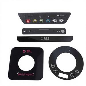 แผงควบคุมปุ่มกดอะคริลิก พีวีซี กระจกนิรภัย พลาสติก แบบกำหนดเอง พร้อมการเคลือบป้องกันรอยขีดข่วน - Product Image 1