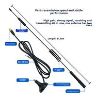 Antenne LTE IoT 700-2700 MHz 5dBi, antenne cellulaire externe large bande avec câble RG174 pour appareils M2M