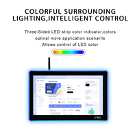 Tablet Android 10.1 Inci Rk3568 untuk Ruang Rapat, Tablet PC dengan Lampu LED Terpasang di Dinding, Kelas Perlindungan Industri Ip65 Poe
