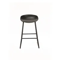 Moderner minimalisti scher industrieller nordischer Außen stuhl mit hoher Rückenlehne Küchen bar Metall beine Hocker