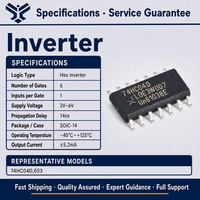 74HC00D 653 Port NAND quadruple à 2 entrées, circuit intégré logique numérique SOIC-14, CMOS haute vitesse et faible consommation, série 74HC, 2V à 6V, montage en surface