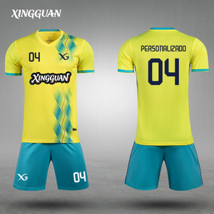 Equipaciones de Fútbol de Alta Calidad, Conjunto Completo, Uniforme Juvenil Personalizado <span class=keywords><strong>2022</strong></span> 2023, Camiseta de Fútbol de Poliéster Reciclado de Secado Rápido - Product Image 1