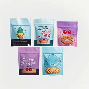 Custom Logo Printed Three-Sided <b>Seal</b> Edible Candy Packing <b>Bags</b> 3.5g Moisture and Smell Proof Foil Packaging for Sugars - Product Image 5