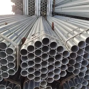 1/2 Inch Galvanized Steel Pipe ASTM A53 SCH 40 Pre-Galvanized Steel Pipe ERW Technique JIS Certified API Standard 6m