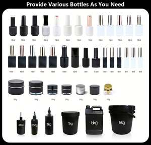 Fabricants professionnels de vernis gel OEM/ODM, vente en gros de vernis gel pour ongles, matériau en résine UV, recharge 1kg 5kg, gel pour nail art - Product Image 6
