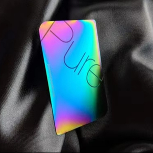 Tarjeta de Visita de PVC con Holograma Personalizada, Impresión Láser, Laminación Arcoíris, Tarjeta de Membresía de Alta Visibilidad, Impresión ISO - Product Image 1