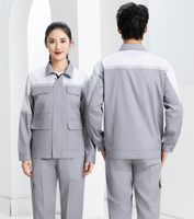 Combinaison de travail antistatique à manches longues, nouveaux ensembles de vêtements de travail, bande réfléchissante, uniformes de travail à manches longues