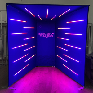 In Offerta Speciale Cabina 360 Pop-Up Portatile di Tendenza con Sfondo e Tunnel Luminoso per Feste a Tema, Matrimoni ed Eventi - Product Image 1