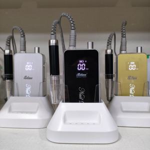 IBelieve 35000rpm プロフェッショナル ブラシレス ハンドピース アクリル対応 充電式 コードレス 電動ネイルドリル - Product Image 1