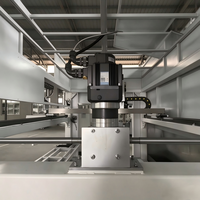 Machine de peinture automatique CNC à cinq axes pour la production de revêtements de surface de panneaux de portes en bois et de meubles
