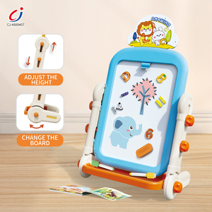 <span class=keywords><strong>Pizarra</strong></span> de Dibujo Magnética de Doble Cara Chengji para Niños, Ajustable en Altura, Juego de Juguetes Educativos para el Desarrollo Cognitivo Infantil - Product Image 3