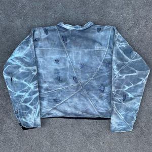 Veste de travail en toile de canard brodée sur mesure, lavage délavé, réversible, vêtements de travail faits à la main, motifs brodés - Product Image 2