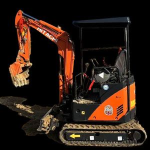 Miniexcavadora Usada Hitachi ZX17 de 1 Tonelada con Motor Importado, Pintura Original, Accesorio de Barrena y Martillo Rompedor - Product Image 1